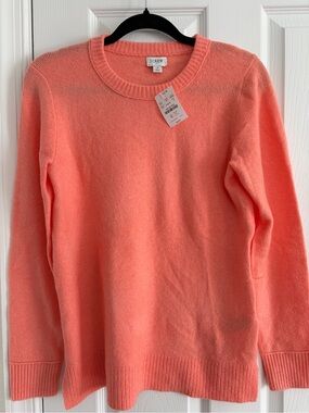 J. Crew Women’s Crewneck Sweater in Coral